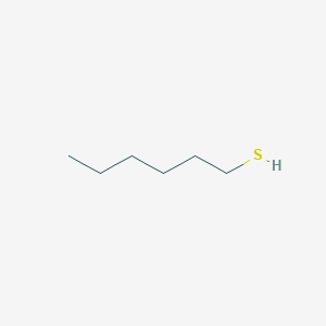 molecular formula C6H14S<br>CH3(CH2)5SH<br>C6H14S B106883 1-Hexanethiol CAS No. 111-31-9