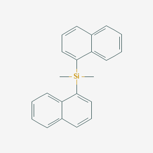 molecular formula C22H20Si B106885 Dimethyl(dinaphthalen-1-yl)silane CAS No. 18753-19-0