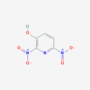 molecular formula C5H3N3O5 B106887 2,6-二硝基吡啶-3-醇 CAS No. 15128-91-3