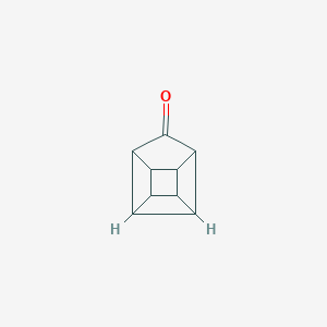 molecular formula C9H8O B106889 Pentacyclo[4.3.0.0~2,5~.0~3,8~.0~4,7~]nonan-9-one CAS No. 15291-18-6