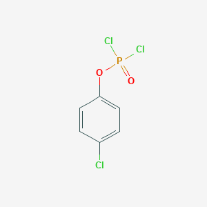 molecular formula C6H4Cl3O2P B106902 p-Chlorophenyl dichlorophosphate CAS No. 772-79-2
