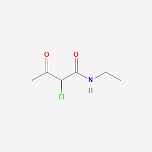 molecular formula C6H10ClNO2 B106903 2-chloro-N-ethyl-3-oxobutanamide CAS No. 15844-86-7