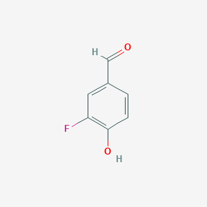 molecular formula C7H5FO2 B106929 3-Fluoro-4-hydroxybenzaldehyde CAS No. 405-05-0