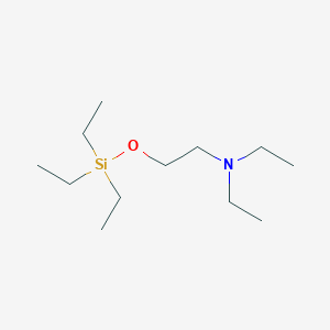 molecular formula C12H29NOSi B106936 (2-Diethylaminoethoxy)triethylsilane CAS No. 17146-74-6