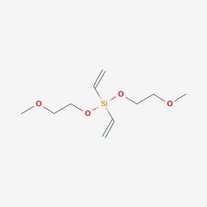 molecular formula C10H20O4Si B106938 6,6-Divinyl-2,5,7,10-tetraoxa-6-silaundecane CAS No. 17985-63-6