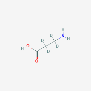 molecular formula C3H7NO2 B106953 3-Amino-2,2,3,3-tetradeuteriopropanoic acid CAS No. 116173-67-2
