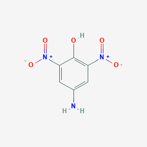 molecular formula C6H5N3O5 B106971 4-Amino-2,6-dinitrophenol CAS No. 17973-92-1