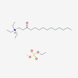 molecular formula C22H47NO5S B106979 Triethyl(2-lauroylethyl)ammonium ethyl sulphate CAS No. 18190-21-1