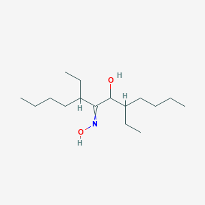 molecular formula C₁₆H₃₃NO₂ B106983 5,8-二乙基-7-羟基十二烷-6-酮肟 CAS No. 6873-77-4