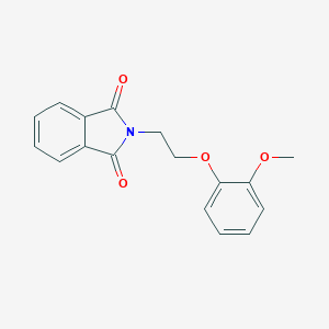 molecular formula C17H15NO4 B106984 2-[2-(2-Methoxyphenoxy)ethyl]isoindole-1,3-dione CAS No. 26646-63-9