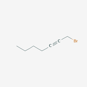 molecular formula C7H11Br B106990 1-溴庚-2-炔 CAS No. 18495-26-6