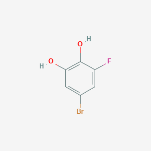 molecular formula C6H4BrFO2 B106993 5-溴-3-氟苯-1,2-二醇 CAS No. 876861-29-9