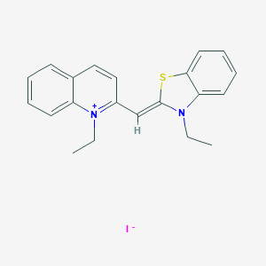 molecular formula C21H21IN2S B106999 1-Ethyl-2-[(3-ethyl-3H-benzothiazol-2-ylidene)methyl]quinolinium iodide CAS No. 16025-99-3
