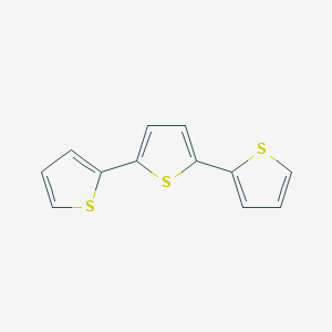 molecular formula C12H8S3 B107007 2,2':5',2''-三噻吩 CAS No. 1081-34-1