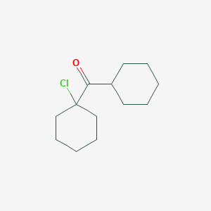 molecular formula C13H21ClO B107008 (1-Chlorocyclohexyl) cyclohexyl ketone CAS No. 83803-75-2