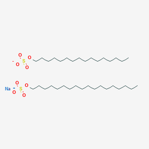 molecular formula C34H70NaO8S2- B010701 Sodium cetostearyl sulfate CAS No. 59186-41-3