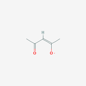 molecular formula C5H7O2- B107027 Acetyl acetonate CAS No. 17272-66-1