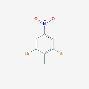 molecular formula C7H5Br2NO2 B010705 2,6-Dibromo-4-nitrotoluene CAS No. 110127-07-6