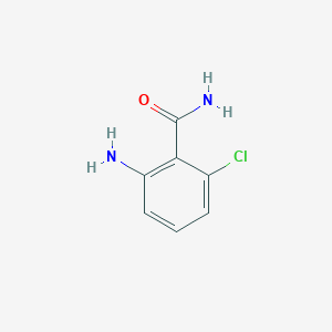 molecular formula C7H7ClN2O B107074 2-Amino-6-chlorobenzamide CAS No. 54166-95-9