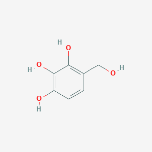 molecular formula C7H8O4 B107091 4-(羟甲基)苯-1,2,3-三醇 CAS No. 437988-46-0