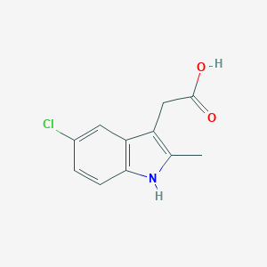 molecular formula C11H10ClNO2 B107093 (5-Chloro-2-methyl-1H-indol-3-yl)-acetic acid CAS No. 19017-52-8
