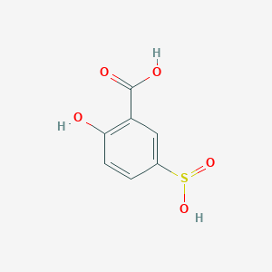 molecular formula C7H6O5S B107110 2-Hydroxy-5-sulfinobenzoic acid CAS No. 19479-88-0
