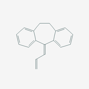 molecular formula C18H16 B107113 5-Prop-2-en-1-ylidene-10,11-dihydro-5H-dibenzo(a,d)(7)annulene CAS No. 24755-73-5