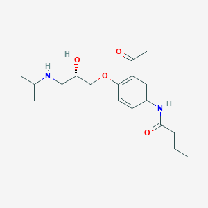 molecular formula C18H28N2O4 B107127 Acebutolol, (S)- CAS No. 68107-82-4