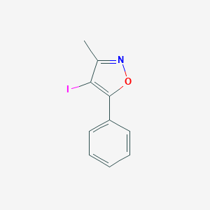 molecular formula C10H8INO B107128 4-Iodo-3-methyl-5-phenylisoxazole CAS No. 16114-53-7