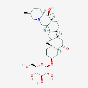 molecular formula C₃₃H₅₃NO₈ B107131 Imperialine 3-beta-D-glucoside CAS No. 67968-40-5