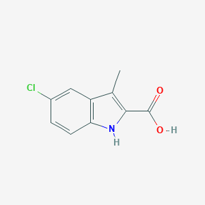 molecular formula C10H8ClNO2 B107149 5-Chloro-3-methyl-1H-indole-2-carboxylic acid CAS No. 16381-47-8