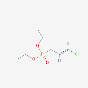 molecular formula C7H14ClO3P B107151 (E)-1-chloro-3-diethoxyphosphorylprop-1-ene CAS No. 16485-99-7