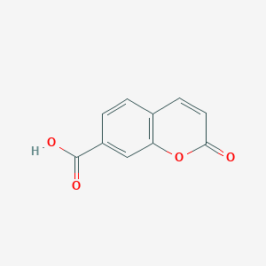 B107153 2-Oxo-2h-1-benzopyran-7-carboxylic acid CAS No. 17397-70-5