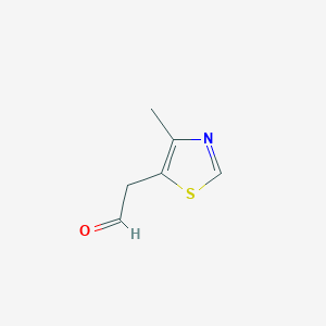 molecular formula C6H7NOS B107157 4-Methyl-5-thiazoleacetaldehyde CAS No. 18764-34-6