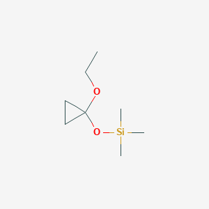molecular formula C8H18O2Si B107161 (1-Ethoxycyclopropoxy)trimethylsilane CAS No. 27374-25-0