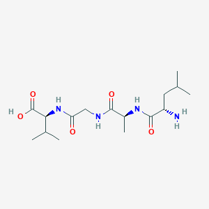 B107188 Leucyl-alanyl-glycyl-valine CAS No. 17195-26-5