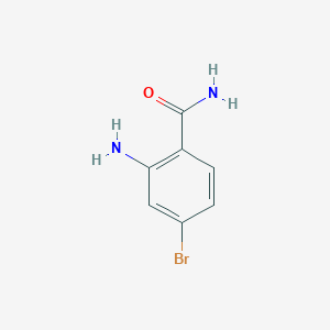 molecular formula C7H7BrN2O B107191 2-Amino-4-bromobenzamide CAS No. 112253-70-0