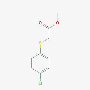 molecular formula C9H9ClO2S B107200 Methyl 2-(4-chlorophenyl)sulfanylacetate CAS No. 15446-15-8