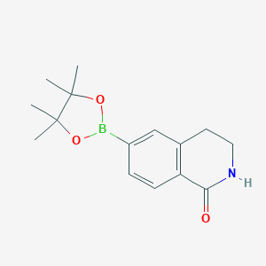 6-(4,4,5,5-Tetramethyl-1,3,2-dioxaborolan-2-yl)-3,4-dihydroisoquinolin-1(2H)-one