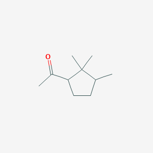 molecular formula C10H18O B107227 1-(2,2,3-Trimethylcyclopentyl)ethanone CAS No. 17983-22-1
