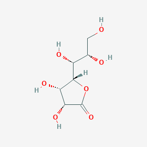 molecular formula C7H12O7 B010723 D-甘油-D-古洛-庚酮-1,4-内酯 CAS No. 89-67-8