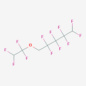 molecular formula C7H4F12O B107237 1,1,2,2,3,3,4,4-Octafluoro-5-(1,1,2,2-tetrafluoroethoxy)pentane CAS No. 16627-71-7