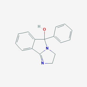 molecular formula C16H14N2O B107243 5H-Imidazo(2,1-a)isoindol-5-ol, 2,3-dihydro-5-phenyl- CAS No. 16780-88-4