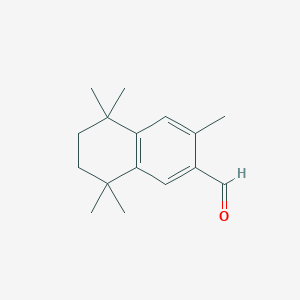molecular formula C16H22O B107244 3,5,5,8,8-Pentamethyl-5,6,7,8-tetrahydronaphthalene-2-carbaldehyde CAS No. 17610-20-7