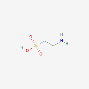 molecular formula C2H7NO3Se B107246 2-Aminoethaneselenonic acid CAS No. 16698-41-2
