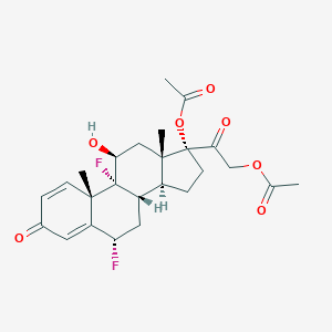 molecular formula C25H30F2O7 B107251 6alpha,9-Difluoro-11beta,17,21-trihydroxypregna-1,4-diene-3,20-dione 17,21-di(acetate) CAS No. 23641-05-6