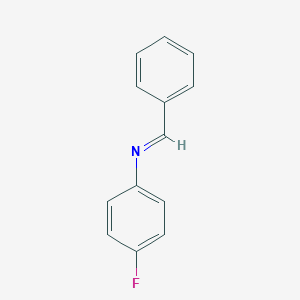 molecular formula C13H10FN B107255 Benzenamine, 4-fluoro-N-(phenylmethylene)- CAS No. 83306-62-1