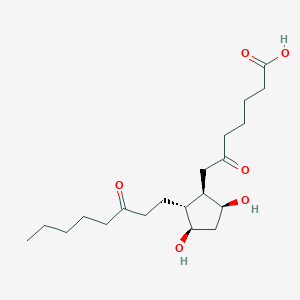 molecular formula C20H34O6 B107277 6,15-Diketo-13,14-dihydro-PGF1alpha CAS No. 63983-53-9