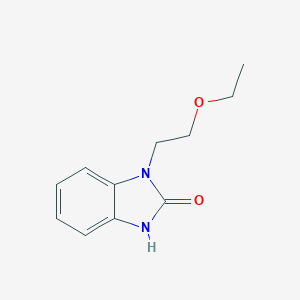 molecular formula C11H14N2O2 B010729 1-(2-Ethoxyethyl)-1H-benzo[d]imidazol-2(3H)-one CAS No. 101953-61-1