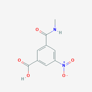 molecular formula C9H8N2O5 B107300 3-[(Methylamino)carbonyl]-5-nitrobenzoic acid CAS No. 1954-97-8
